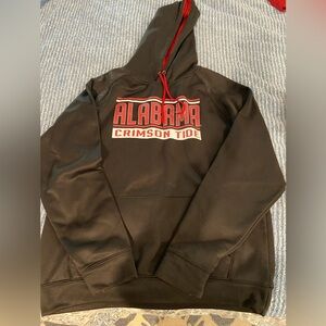 Colosseum Alabama Crimson Tide Black and Red Hoodie
